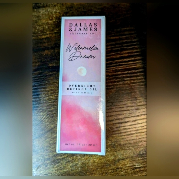 5/75$ Dallas & James Skincare Co. Watermelon Dream Overnight Retinol Oil - Picture 13 of 13
